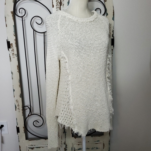 Shrinking Violet raw edges sweater medium - Picture 1 of 8